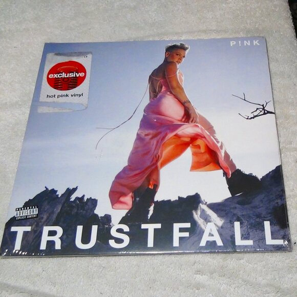 Pink - TRUSTFALL Hot Pink VINYL LP NEW SEALED Target Exclusive P!NK 2023 - Picture 1 of 11